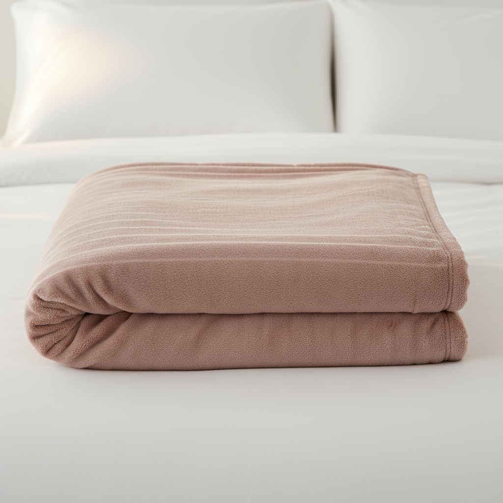 Minky Blanket - Soft Throw for Home Decor Dusty Rose Pink