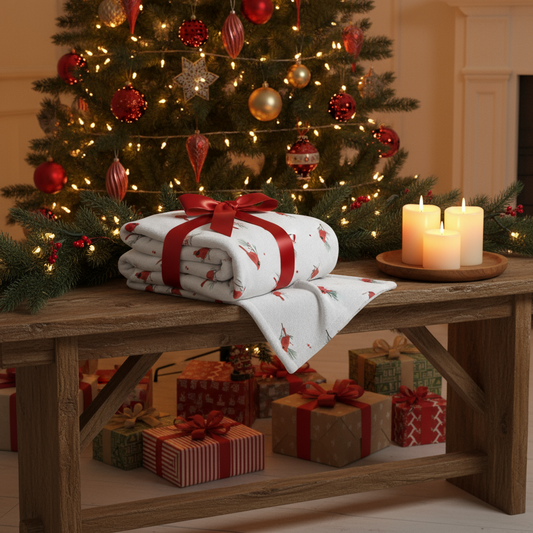 Cardinal Minky Blanket