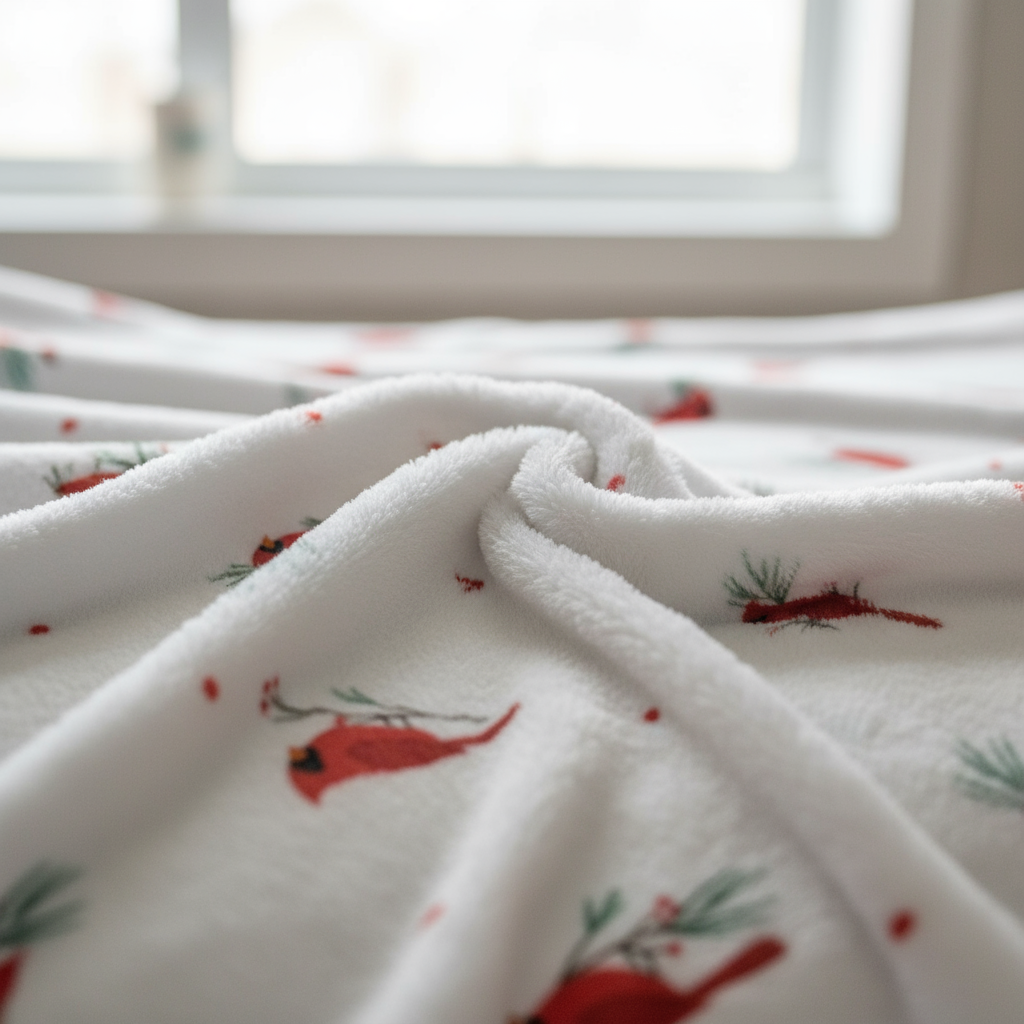 Cardinal Minky Blanket