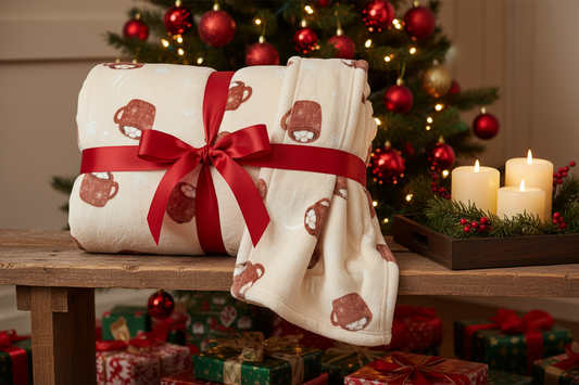 Minky Blanket - Cozy Mug Design