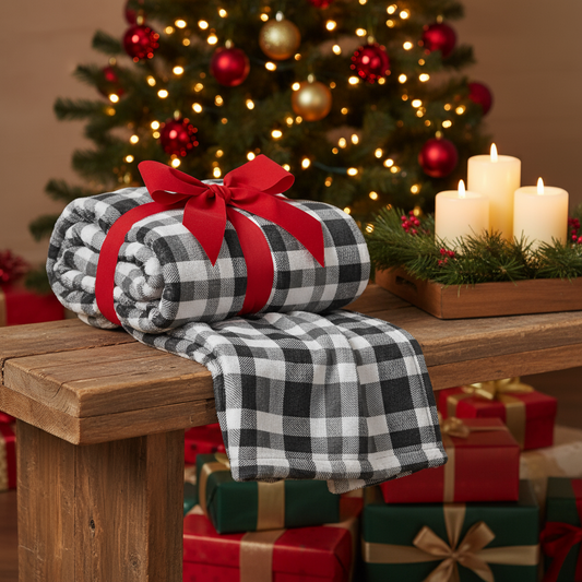 Plaid Minky Blanket