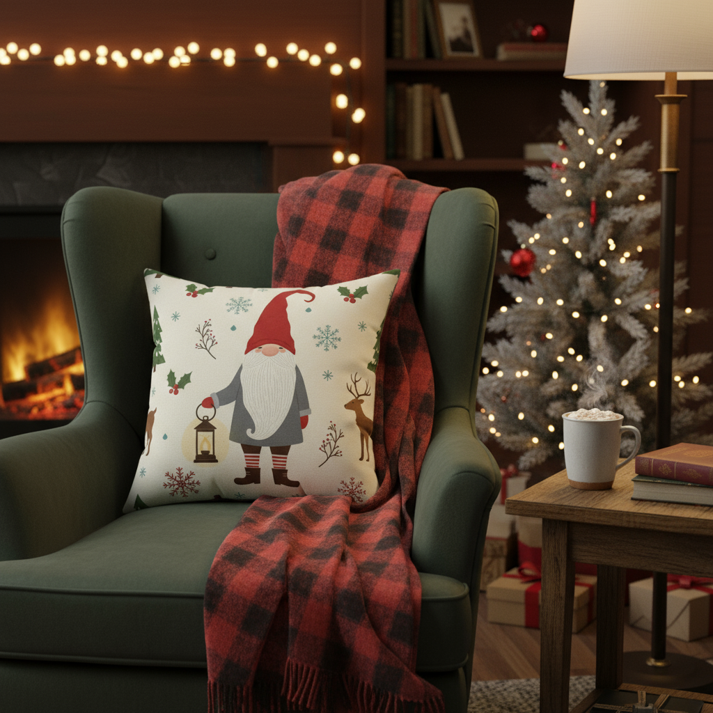 Christmas Gnome Pillow