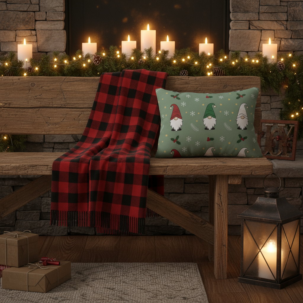 Christmas Gnome Pillow