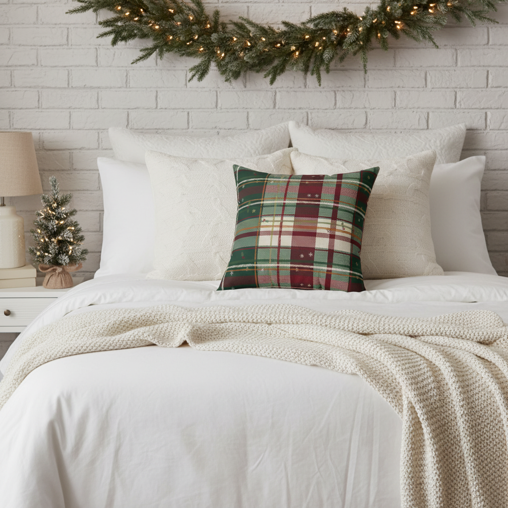 Christmas Plaid Pillow