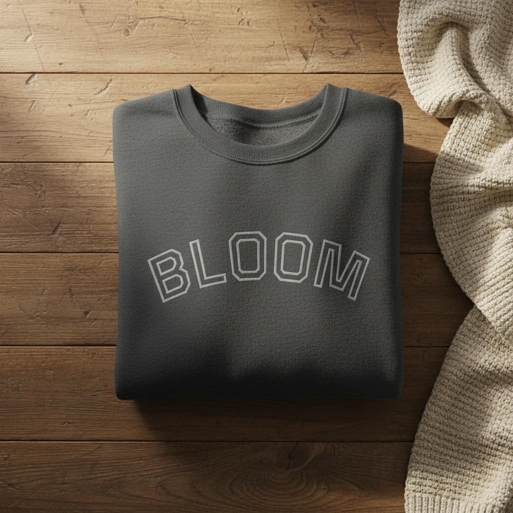 Gray Crewneck Sweatshirt - Cozy Everyday Pullover