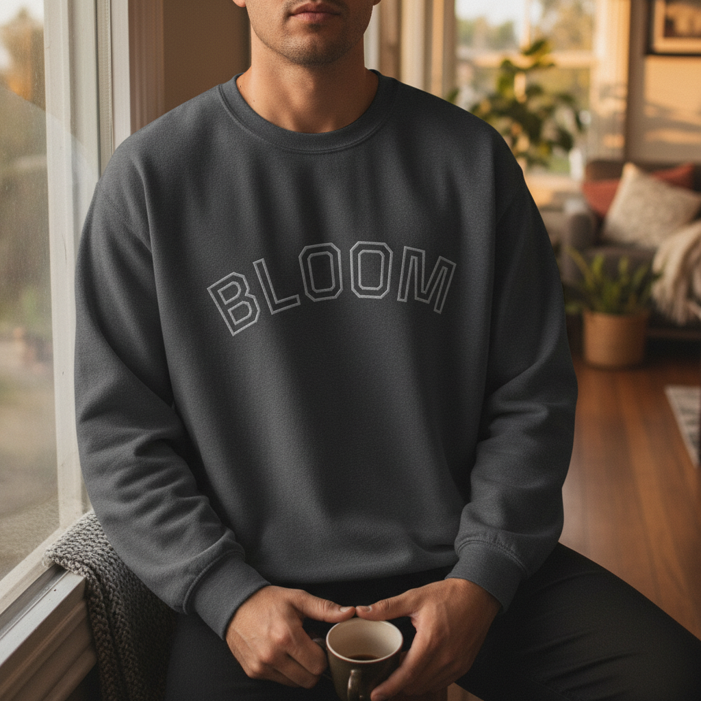 Gray Crewneck Sweatshirt - Cozy Everyday Pullover