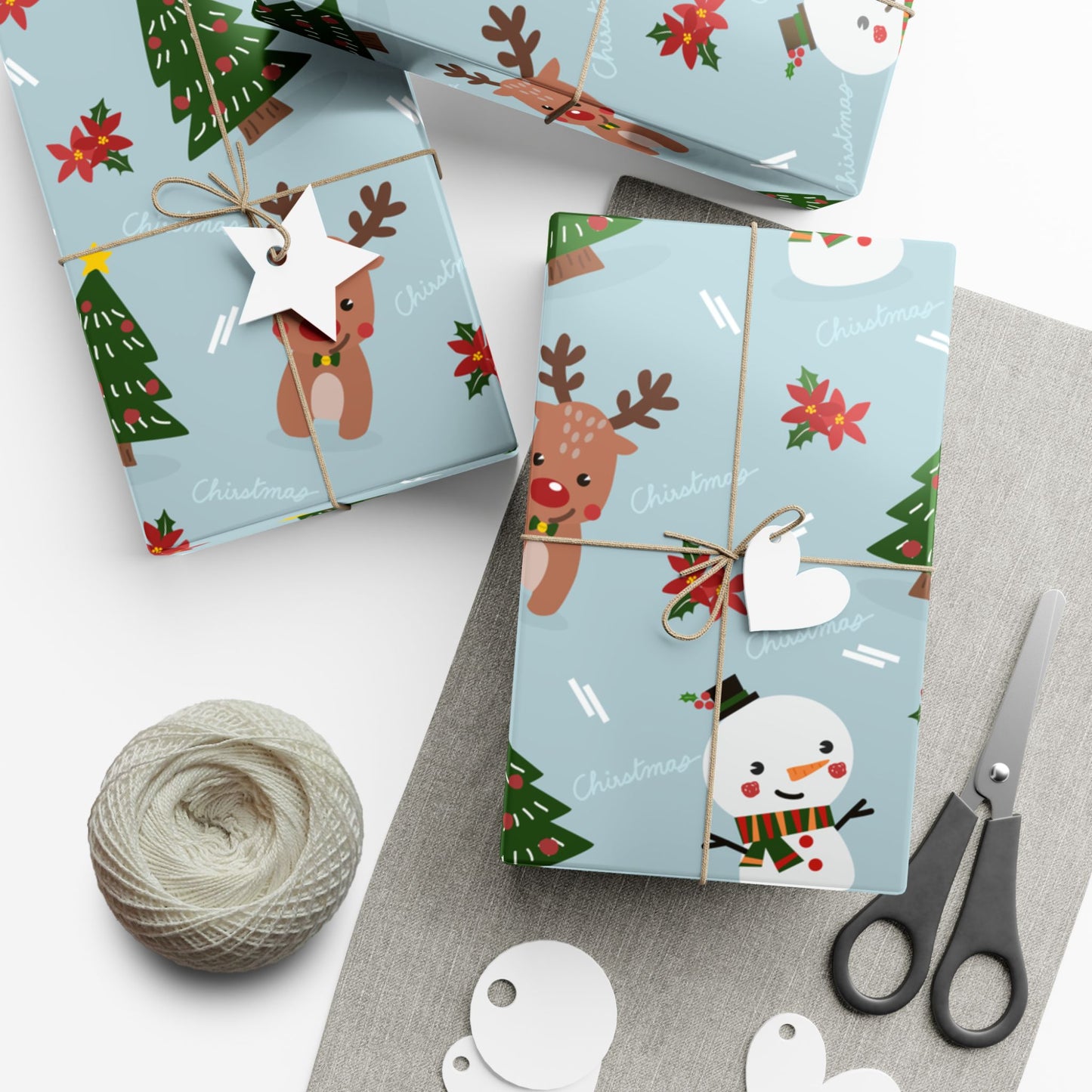 Christmas gift wrap paper