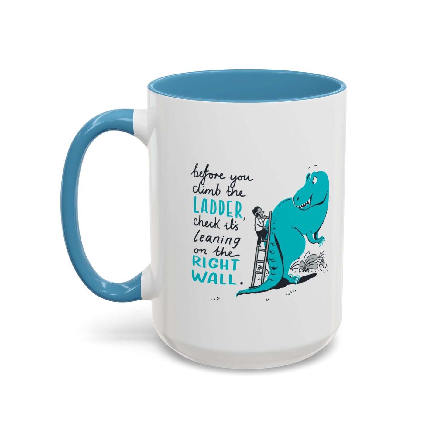 Motivational Coffee Mug with Fun Dinosaur Design | Perfect Gift for Office, Home, and Special Occasions