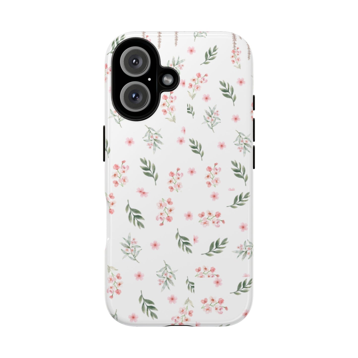 Floral Phone Case - Tough Cases, Flower Phone Cover, Cute Cell Phone Case, Nature Design, Eco-Friendly Mobile Protection