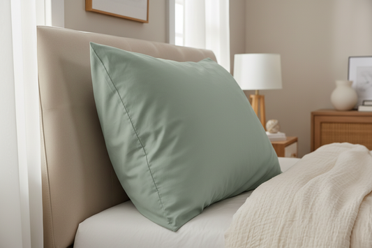 Sage Green Microfiber Pillowcase Soft Breathable Cover