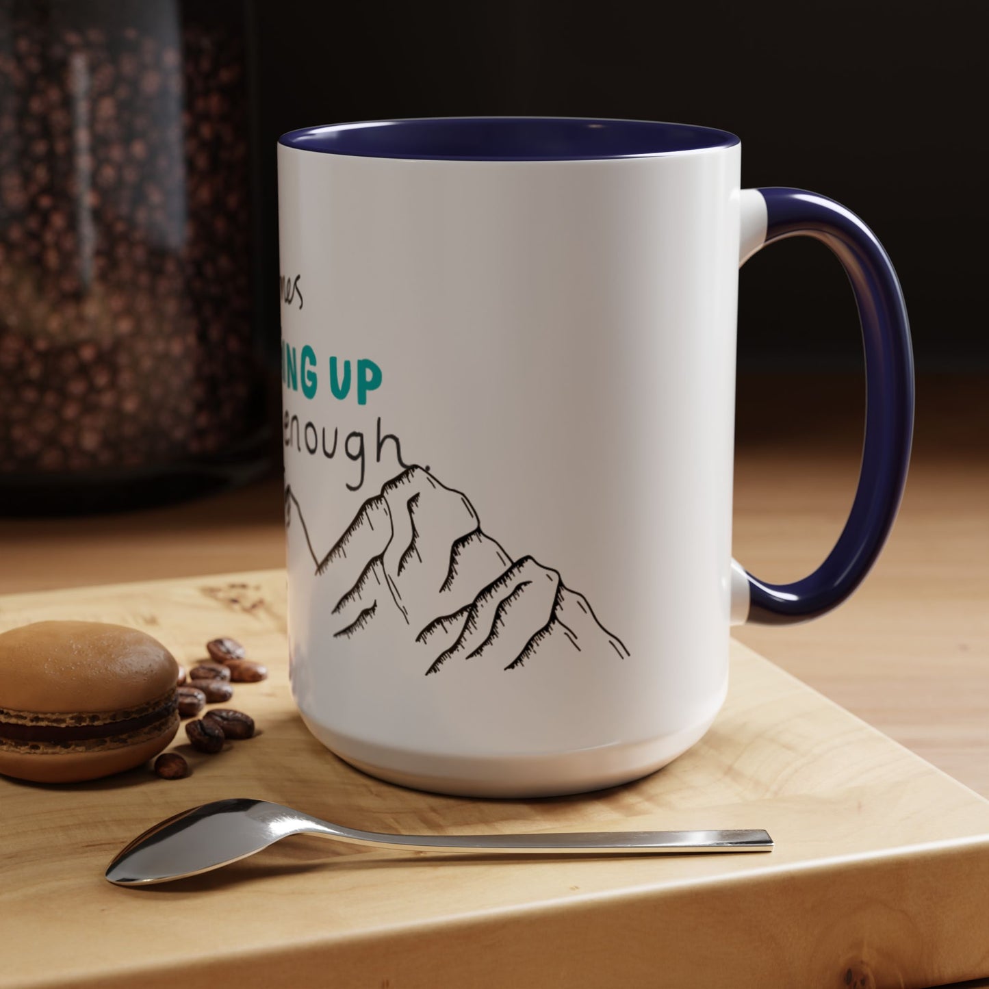 Inspirational Coffee Mug: Nature Vibes, Perfect Gift for Adventure Lovers, Motivational Tea Cup, Unique Office Decor, Self-Care Essential