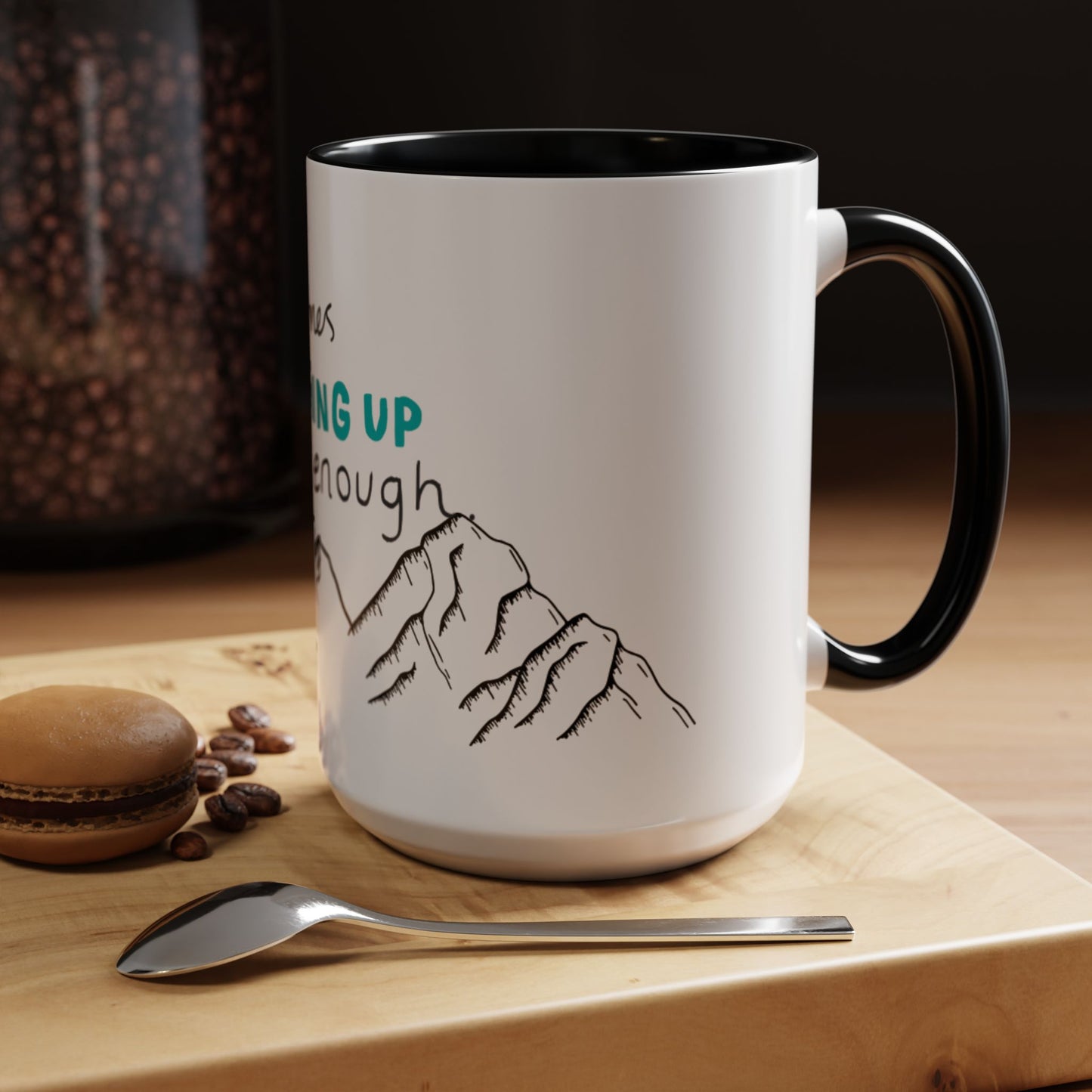 Inspirational Coffee Mug: Nature Vibes, Perfect Gift for Adventure Lovers, Motivational Tea Cup, Unique Office Decor, Self-Care Essential
