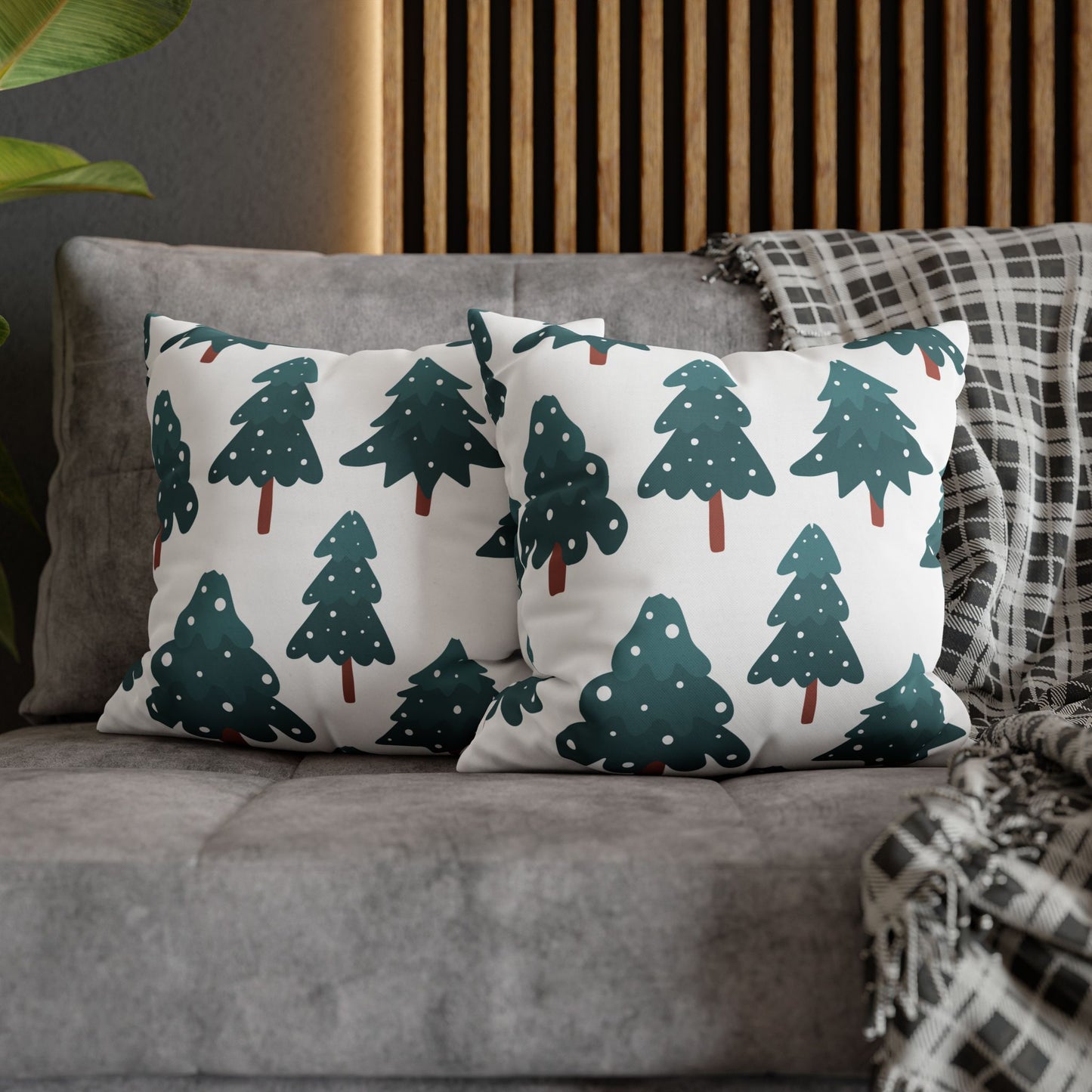 Cozy Christmas Tree Pillowcase