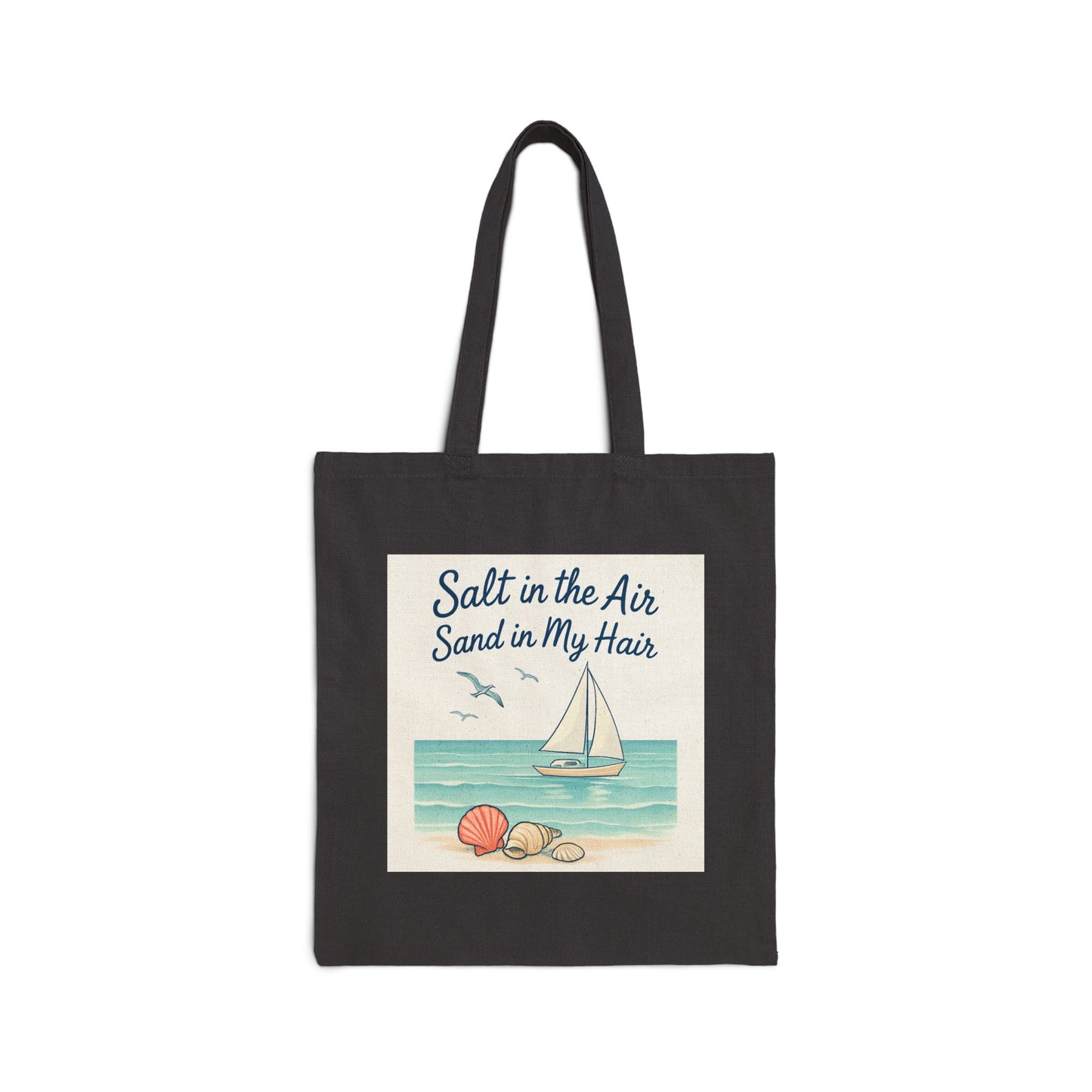 Cotton Canvas Tote Bag - Durable 15"x16" Everyday Shopping Tote