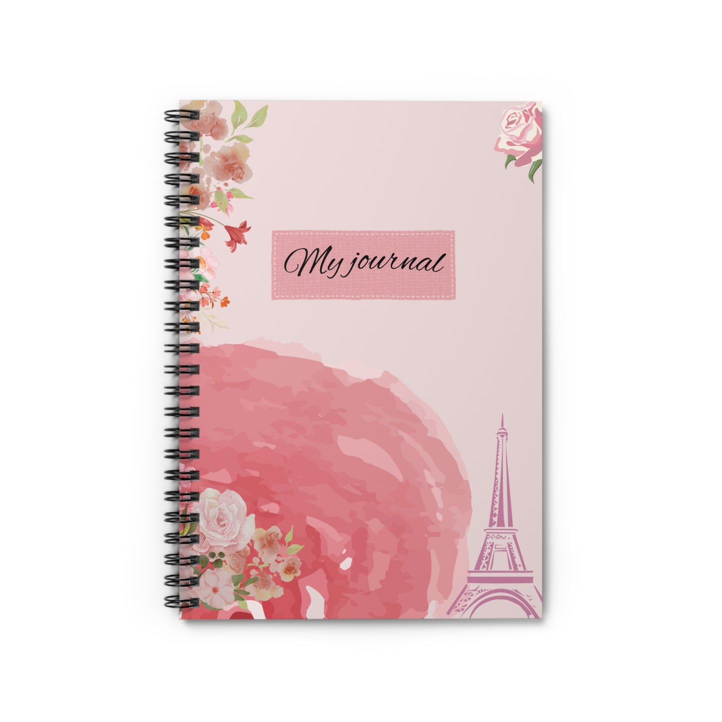 Elegant Floral Spiral Notebook - Perfect for Journaling, Note-taking, Stationery Gifts, or Wedding Planning