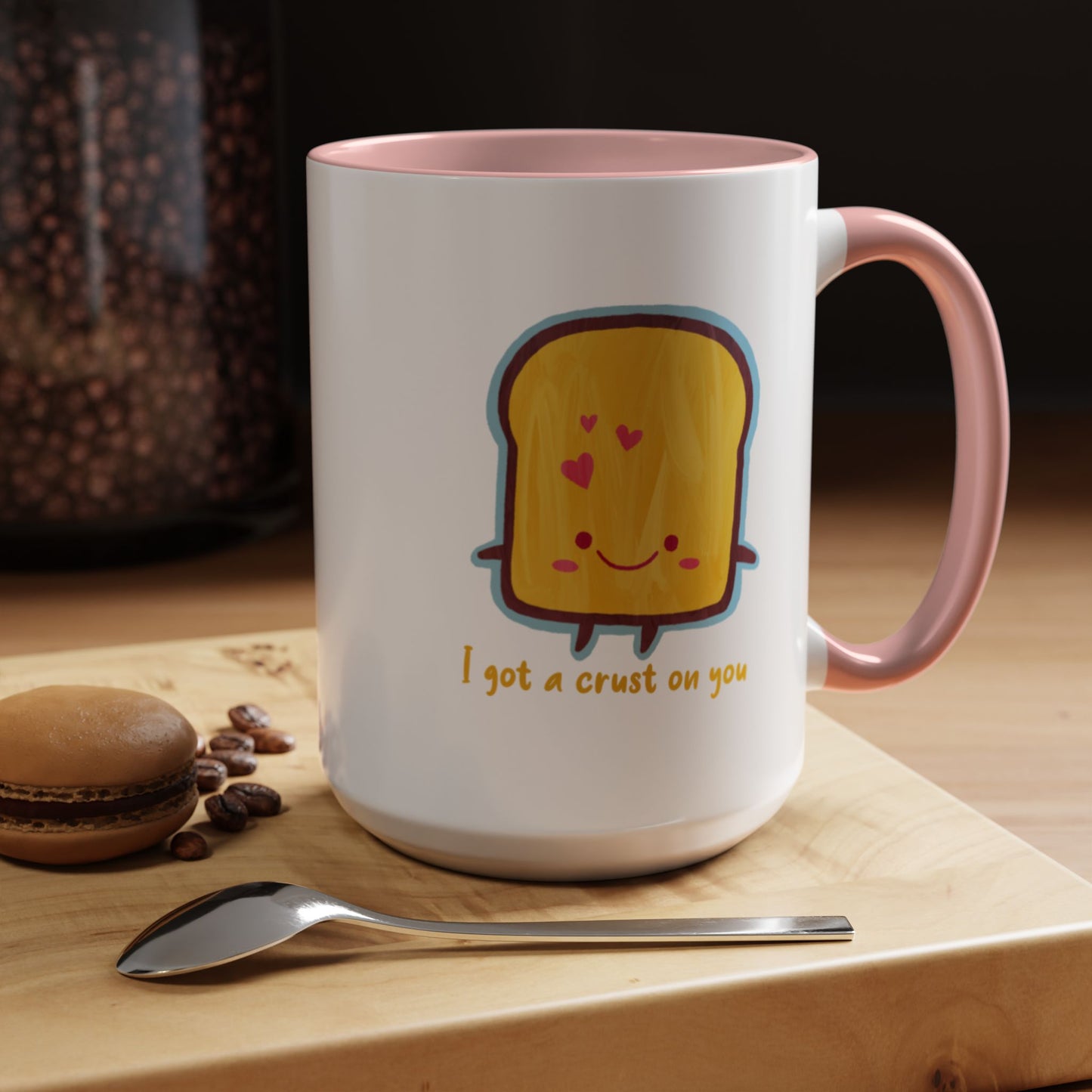 Cute Toast Coffee Mug - Funny Gift for Toast Lovers 11oz/15oz