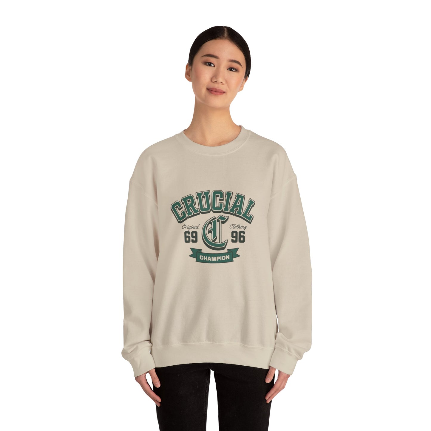 Blend of Comfort Unisex Sweatshirt with Ribbed Collar, teens and adults sweatshirt and hoodie, comfy sweatshirt, light colour, gifts for birthday and holidays, gift for mom or your love ones.