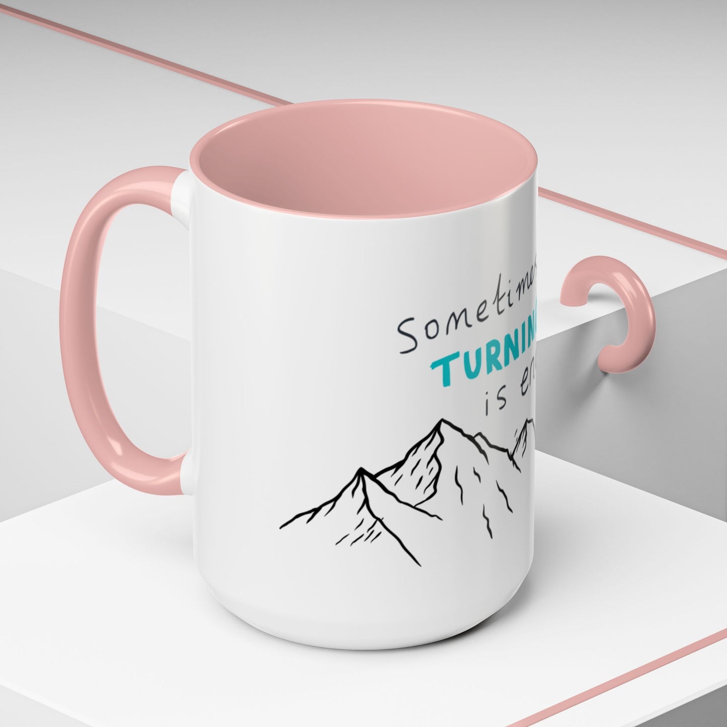 Inspirational Coffee Mug: Nature Vibes, Perfect Gift for Adventure Lovers, Motivational Tea Cup, Unique Office Decor, Self-Care Essential