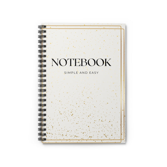 Ruled Line Spiral Notebook