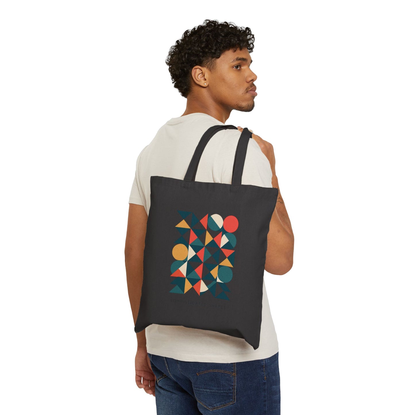 Cotton Canvas Tote Bag - Durable 15"x16" Everyday Tote