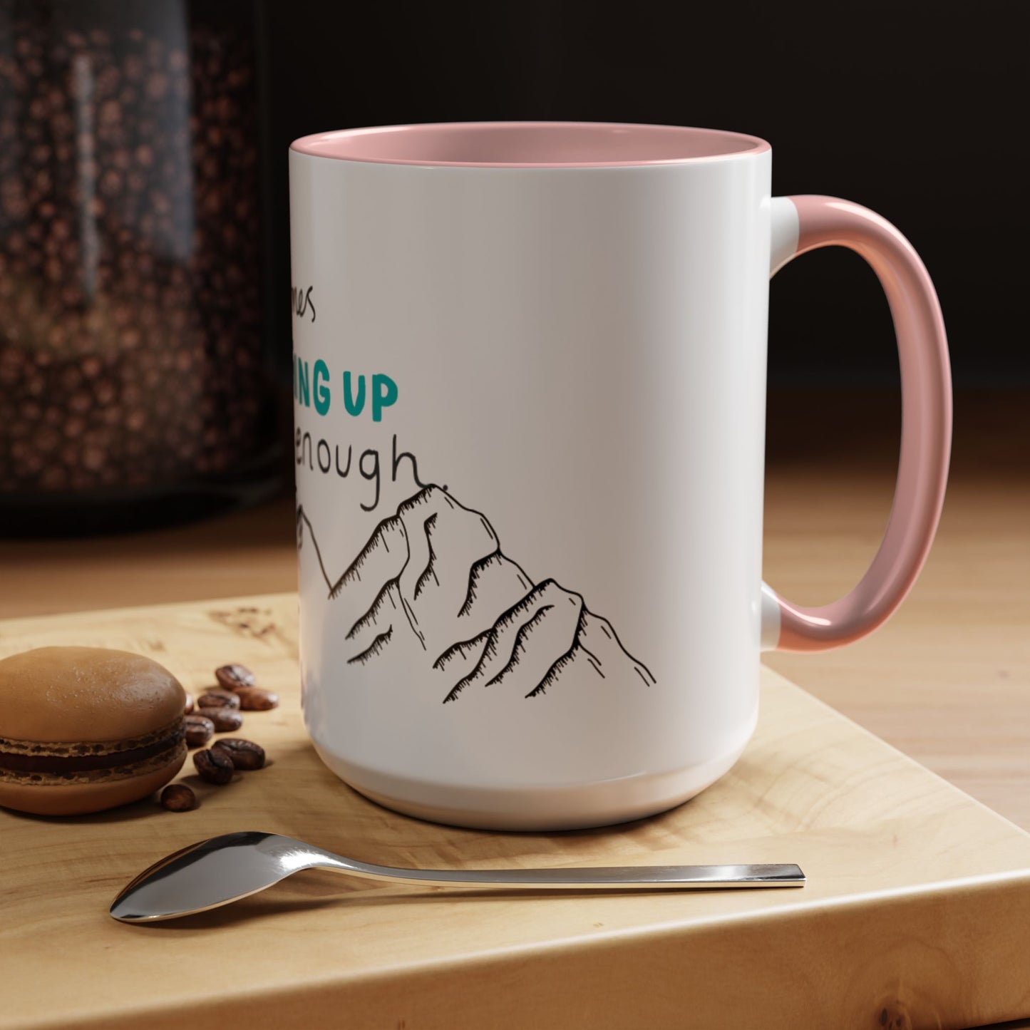 Inspirational Coffee Mug: Nature Vibes, Perfect Gift for Adventure Lovers, Motivational Tea Cup, Unique Office Decor, Self-Care Essential
