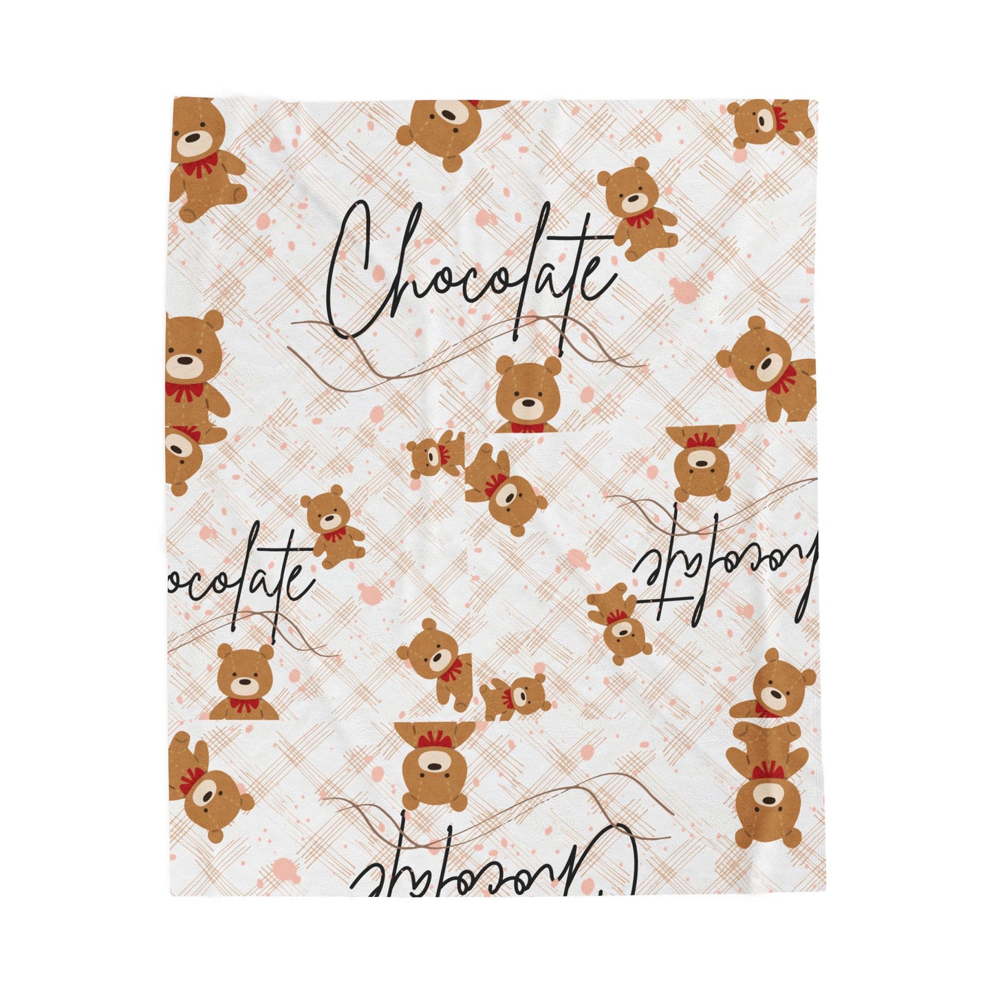 Adorable Bears Plush Blanket - Cozy Soft Throw for Kids & Nursery