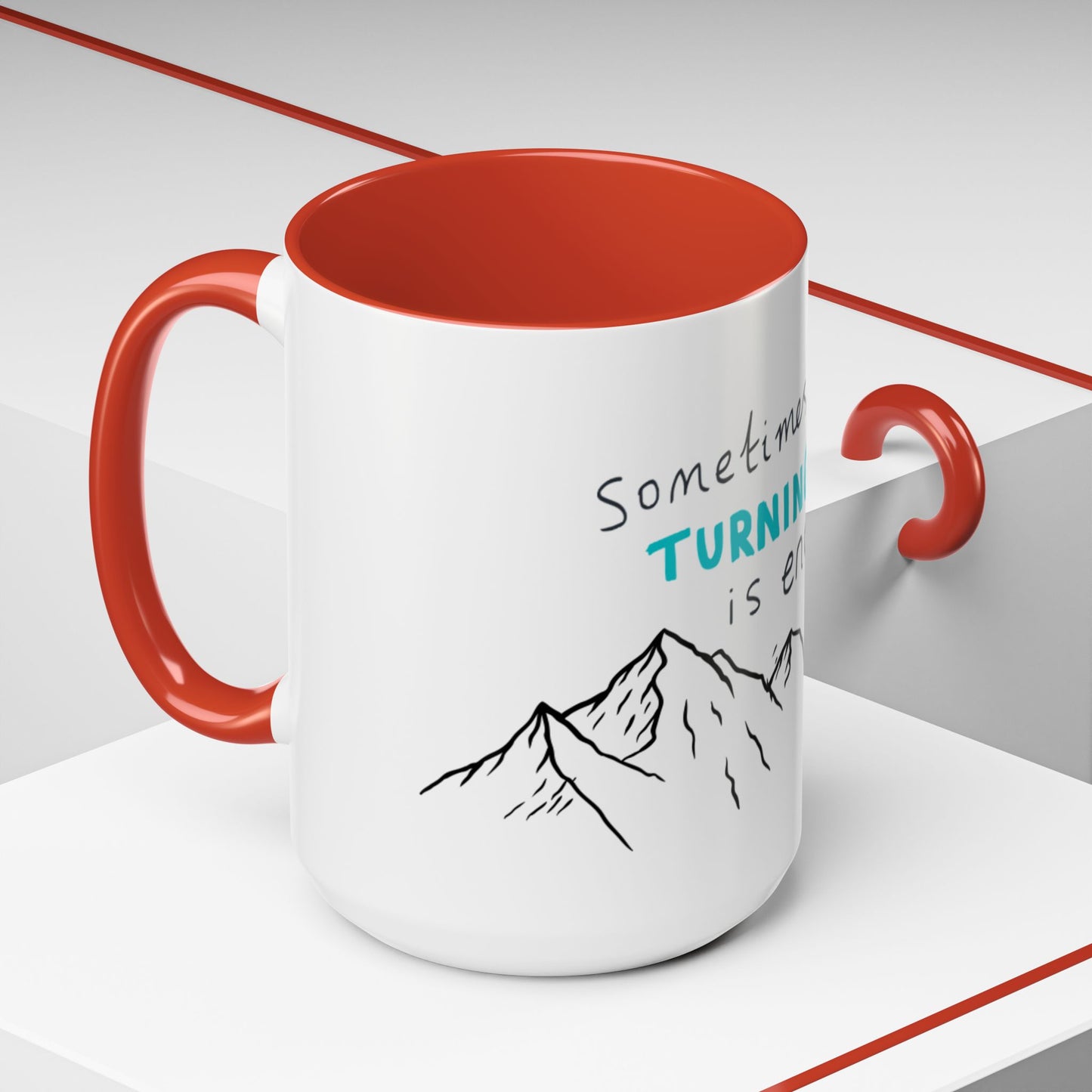 Inspirational Coffee Mug: Nature Vibes, Perfect Gift for Adventure Lovers, Motivational Tea Cup, Unique Office Decor, Self-Care Essential