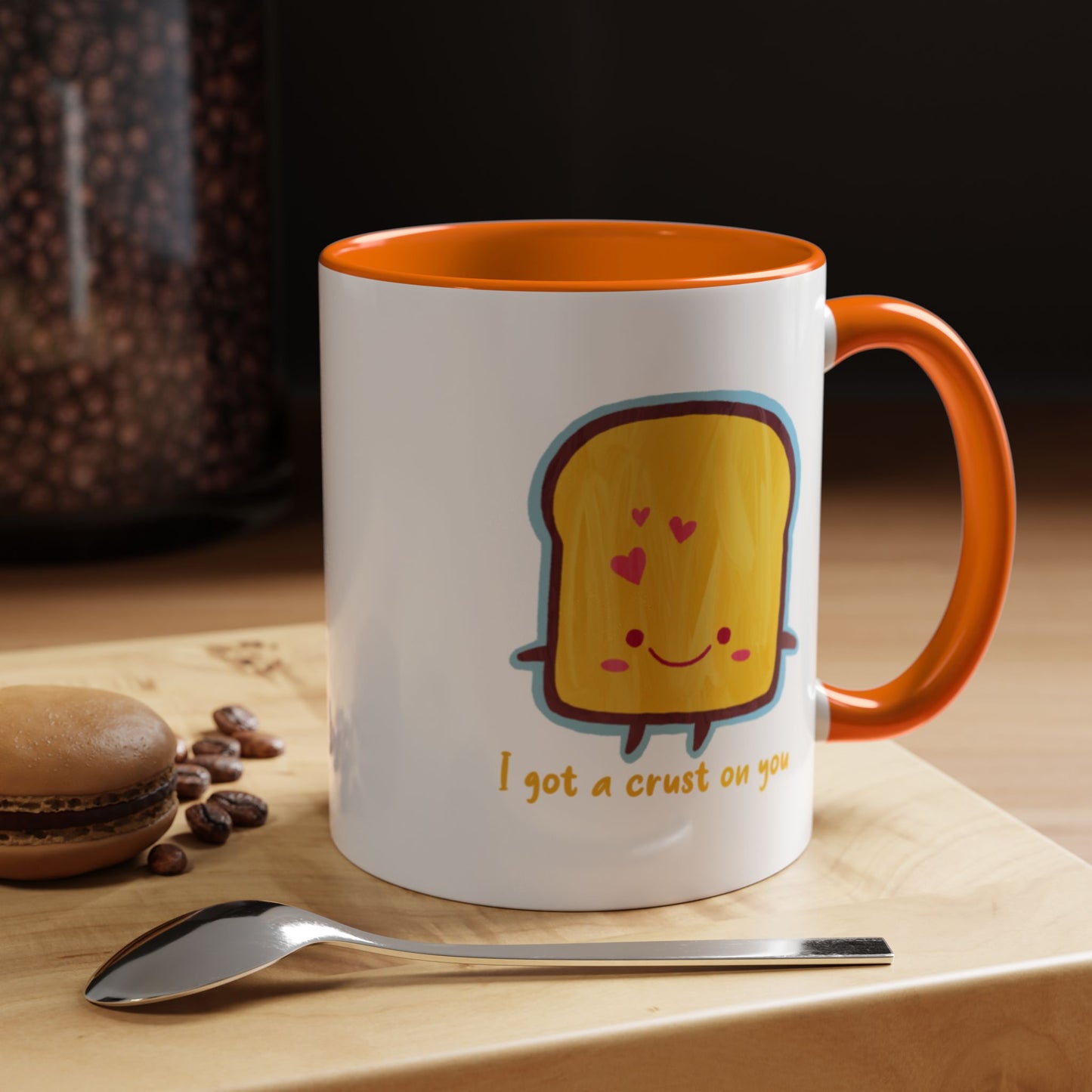 Cute Toast Coffee Mug - Funny Gift for Toast Lovers 11oz/15oz