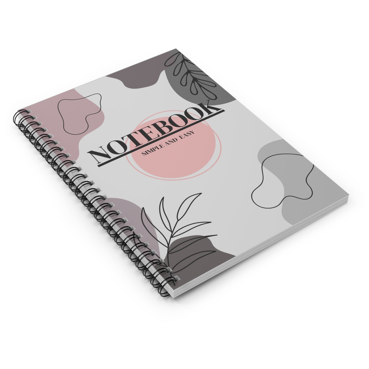 Artistic Spiral Notebook - Gift for Students and Creative Note-taking