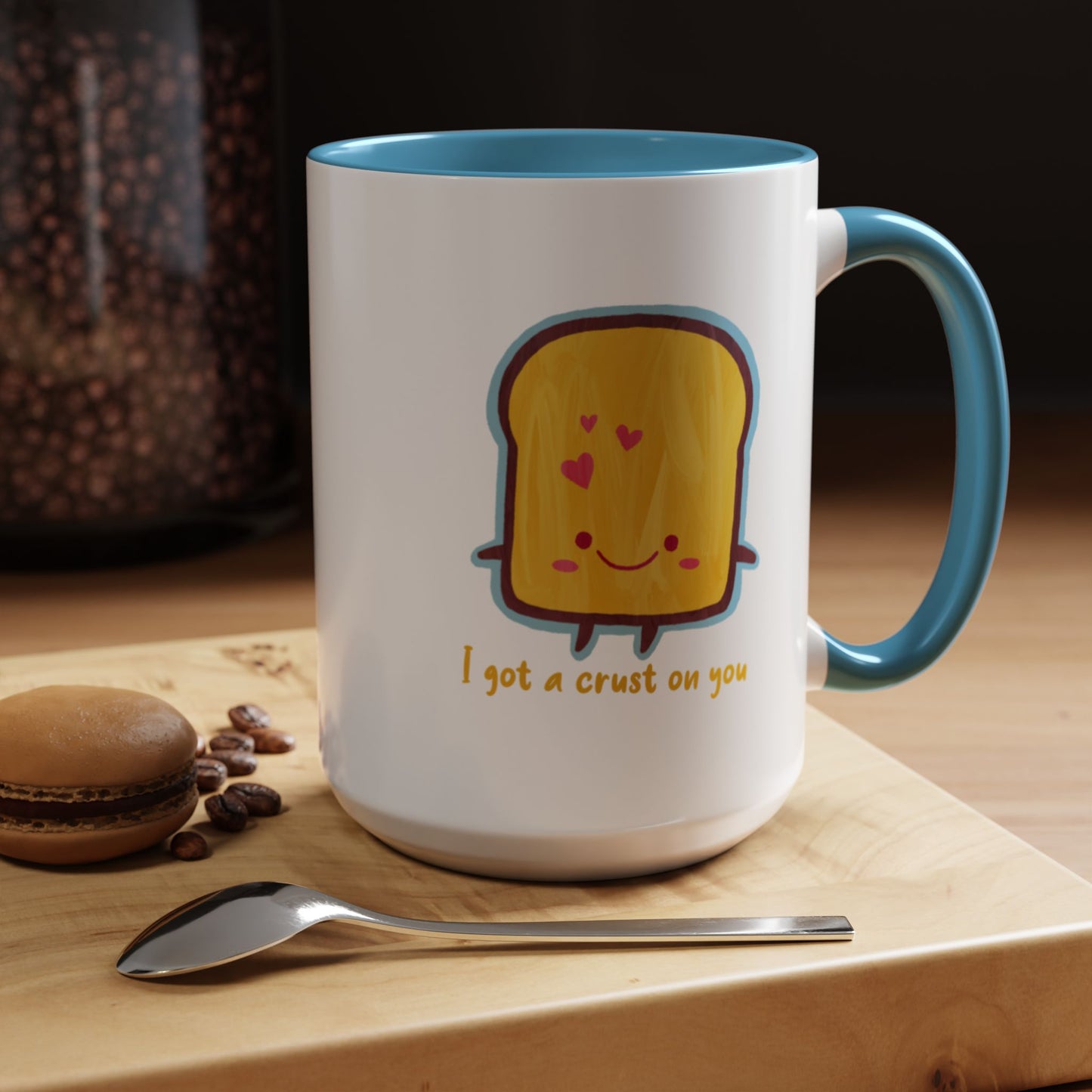 Cute Toast Coffee Mug - Funny Gift for Toast Lovers 11oz/15oz