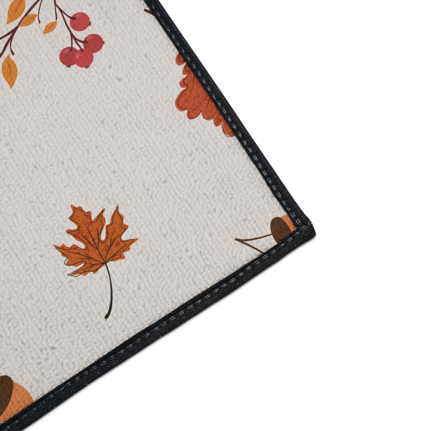 Floor Mat - Autumn-Themed Heavy Duty Rug, Fall Decor, Pet-Friendly, Cozy Living Room Accent