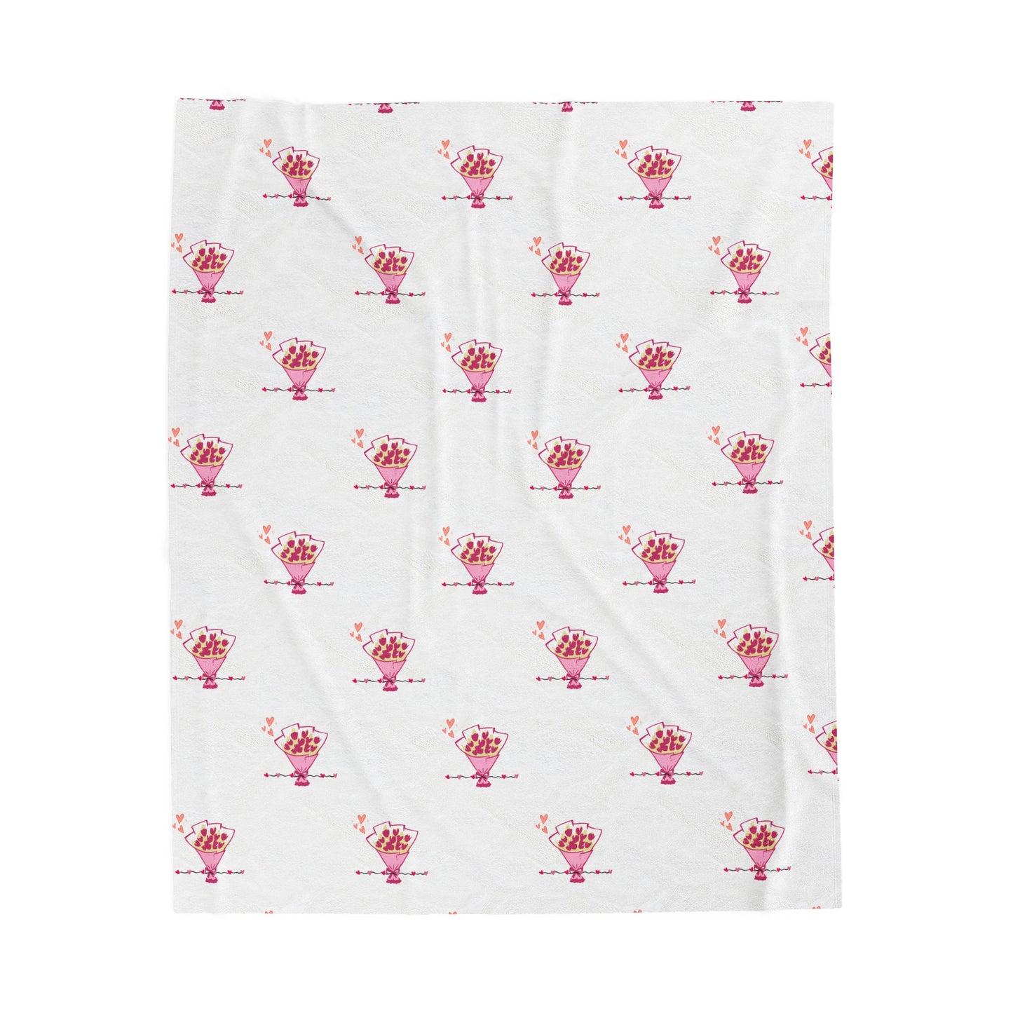 Cozy Velveteen Plush Blanket - Soft Throw for Home Decor