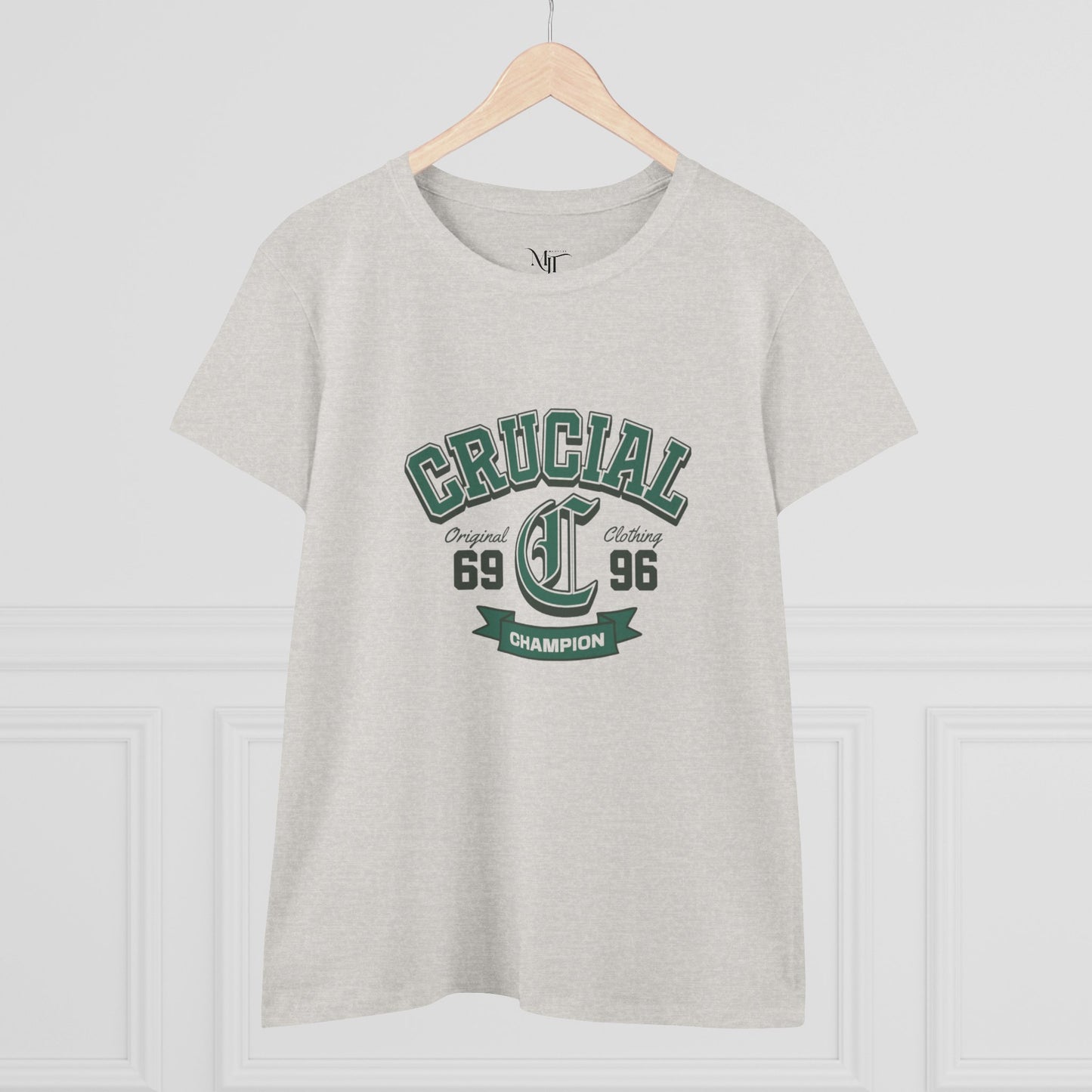 Cotton Tee for Women - Casual Comfort for Everyday and Special Occasions, gift for her, birthday gift for friends or family, midweight shirt, shirt for teens and adults, 69, 96, crucial, curved text shirt, cute white, baby pink and ash shirt.