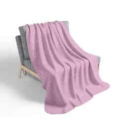 Cozy Floral Sherpa Blanket - Soft Throw for Home