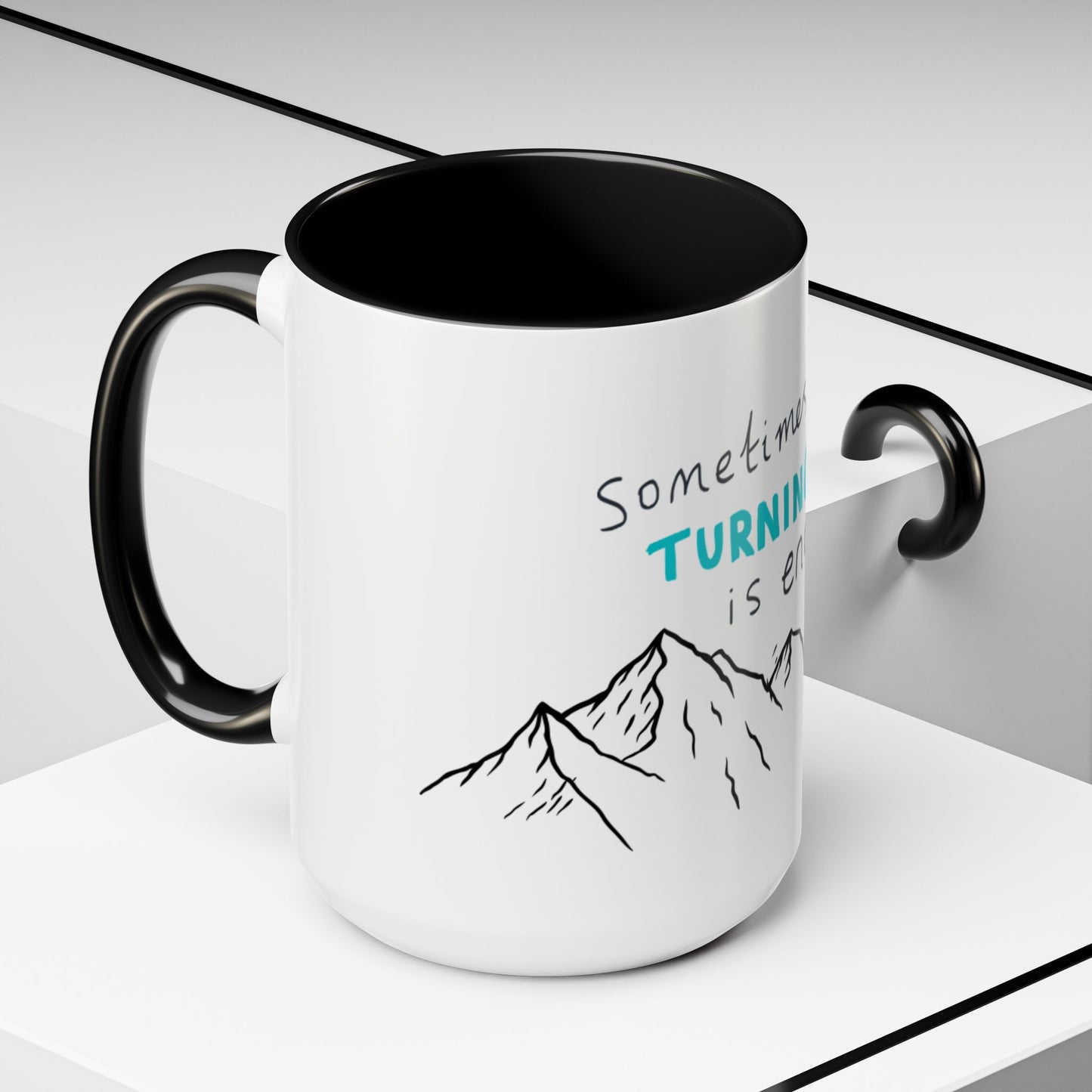 Inspirational Coffee Mug: Nature Vibes, Perfect Gift for Adventure Lovers, Motivational Tea Cup, Unique Office Decor, Self-Care Essential
