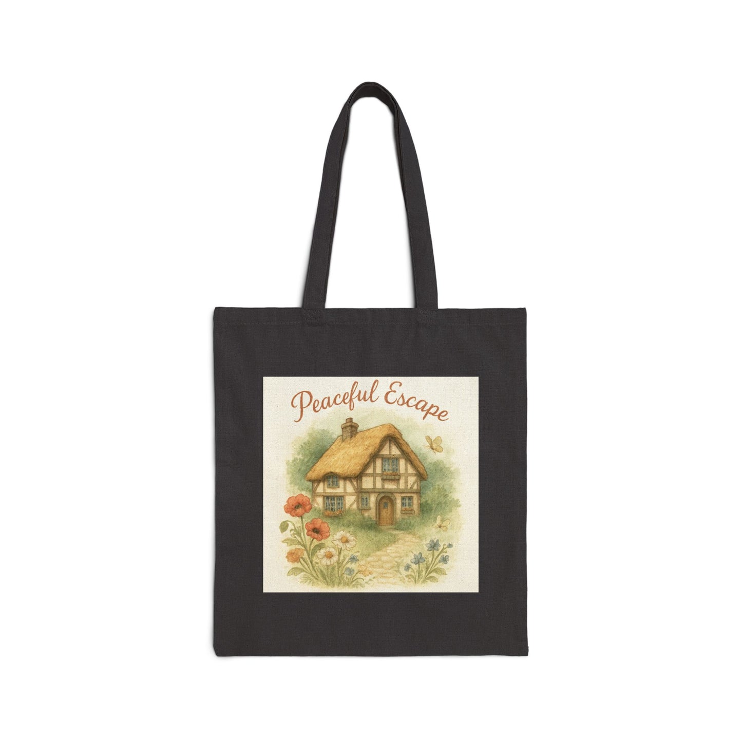 Cotton Canvas Tote Bag - Durable 15"x16" Everyday Carry Bag