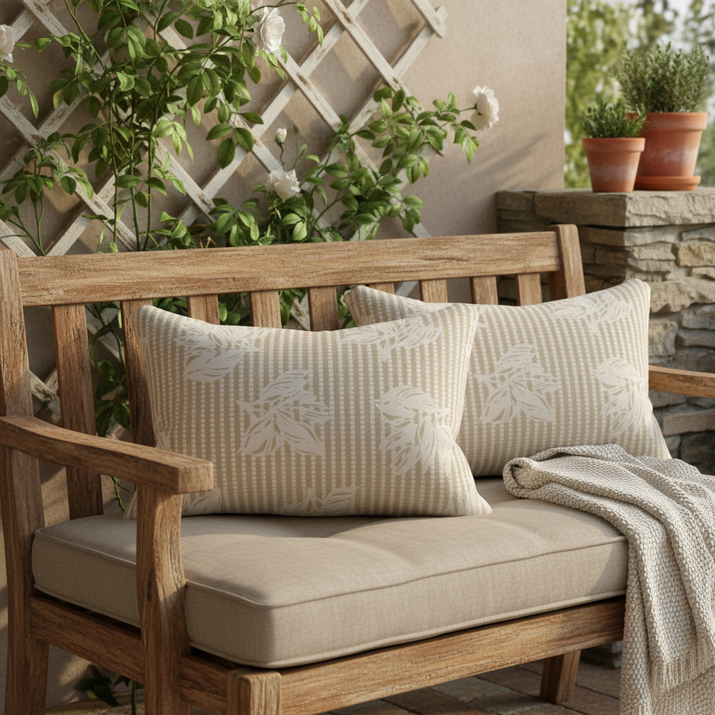 Botanical Lumbar Pillow