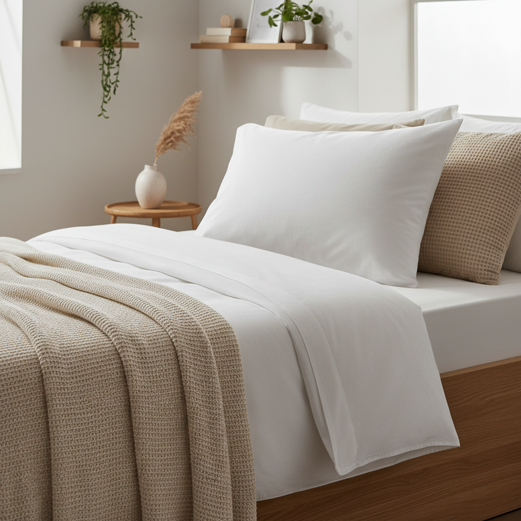 Microfiber pillowcase soft breathable pillow cover