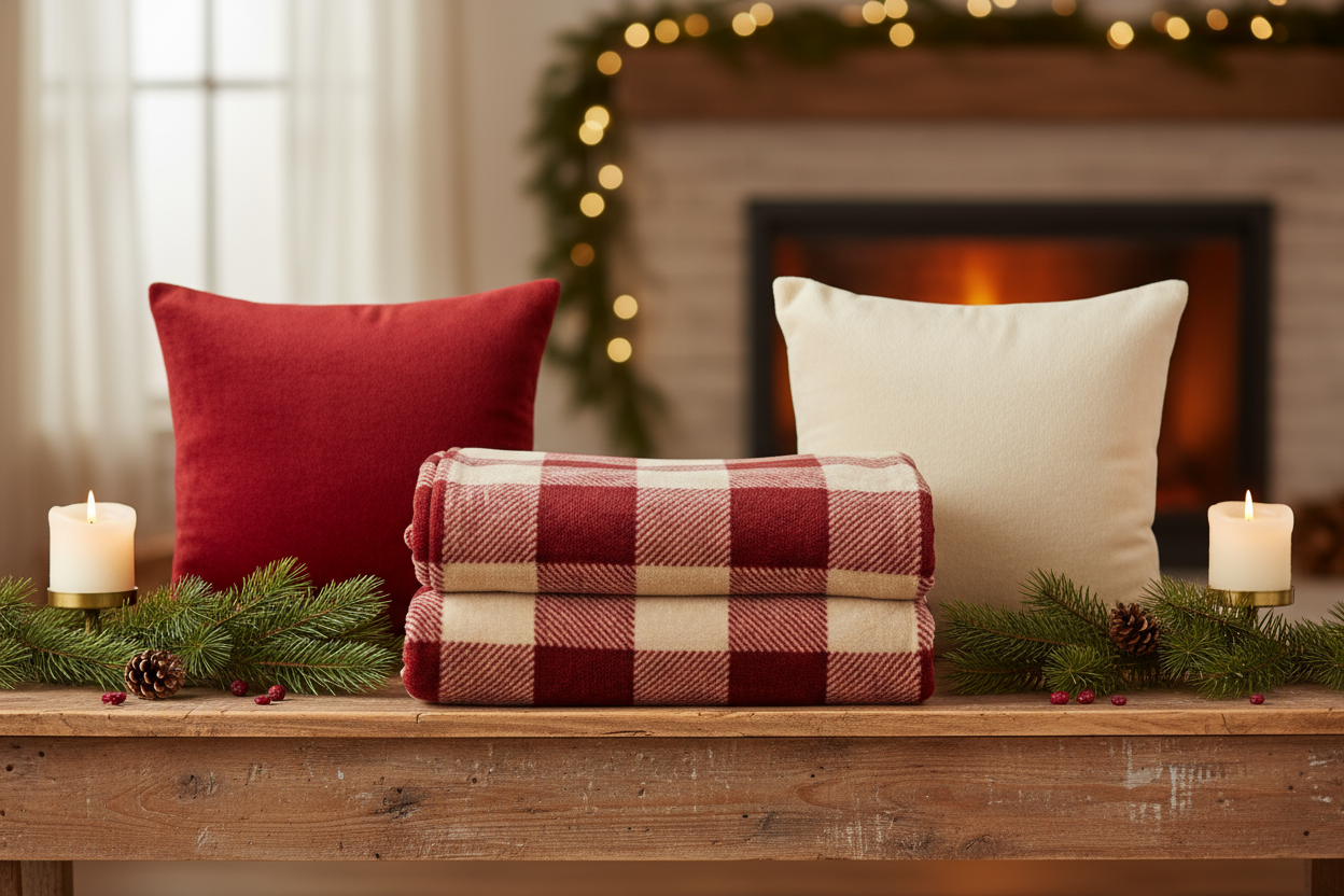 Classic Plaid Set Bundle on Table