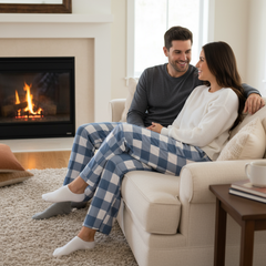 Cozy Couple Checkered Pajama Bundle