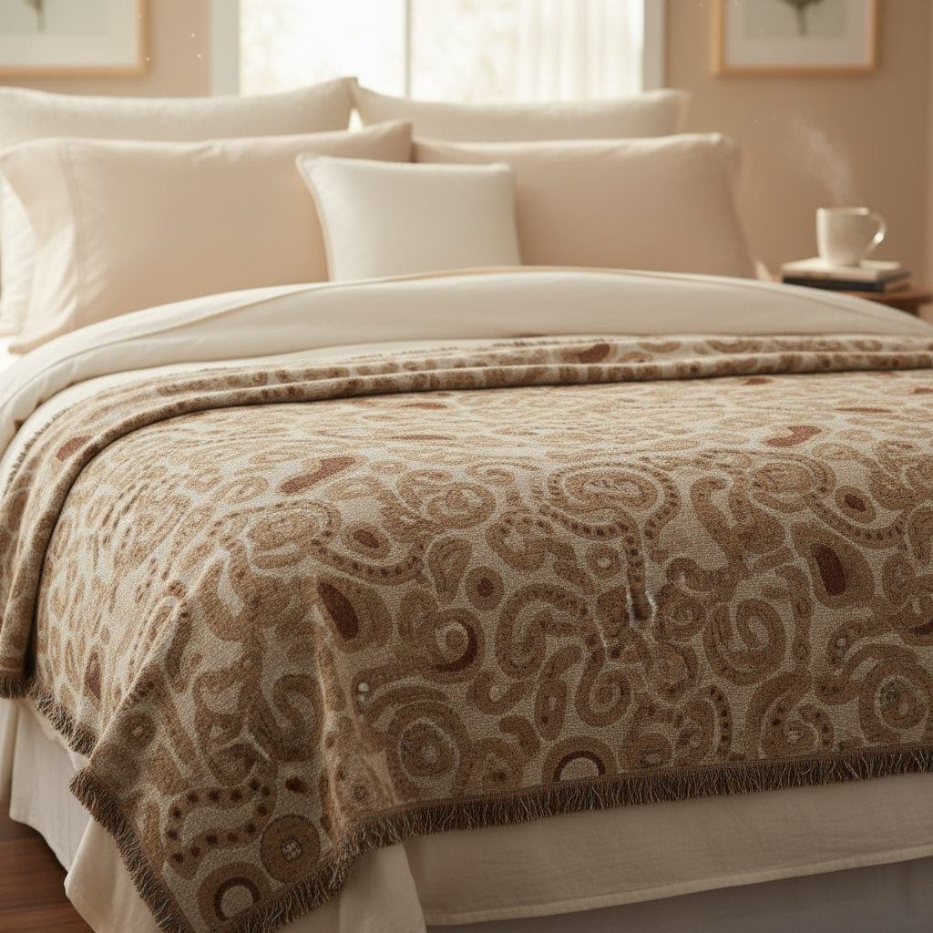 Cozy Woven Blanket - Bedroom