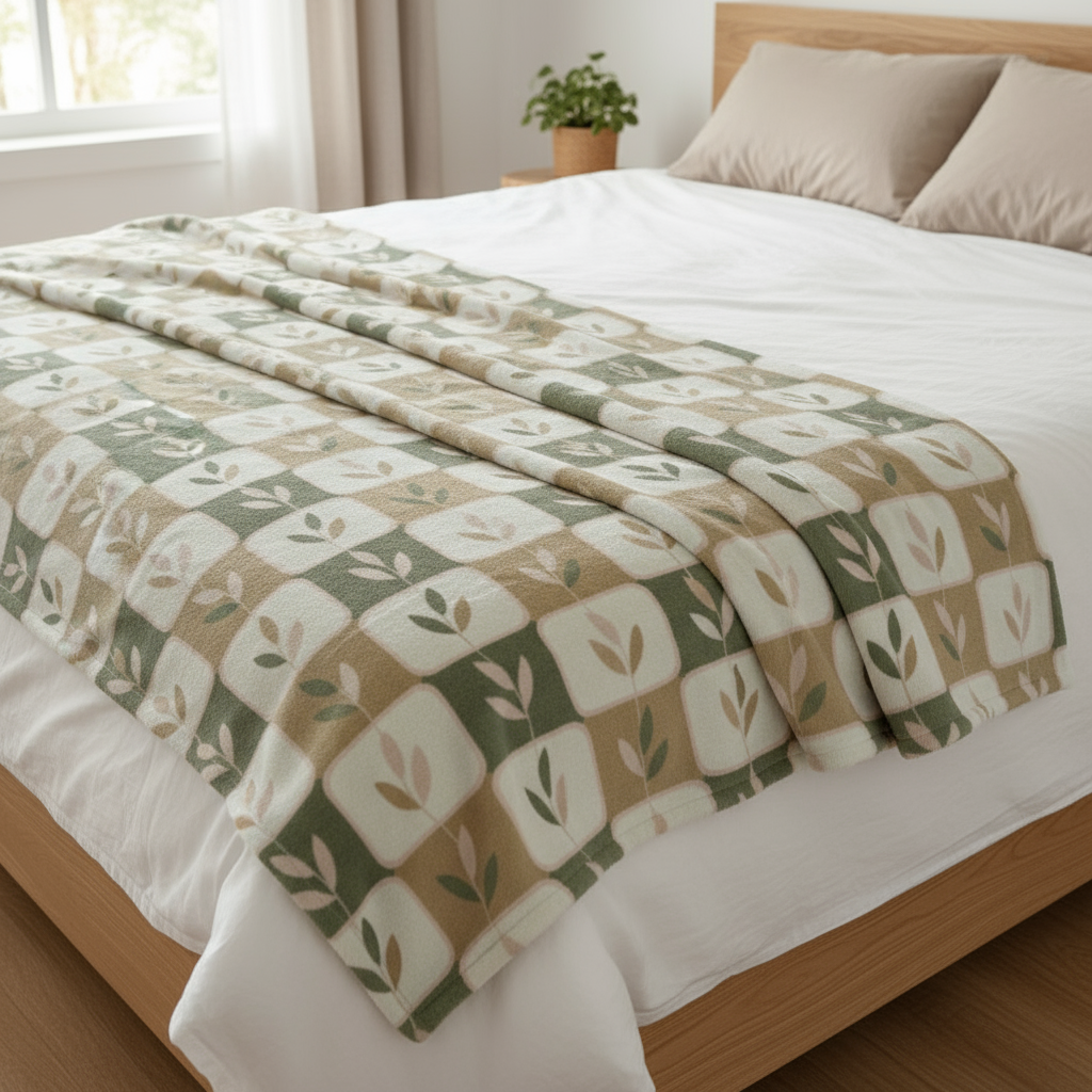 Floral Minky Blanket