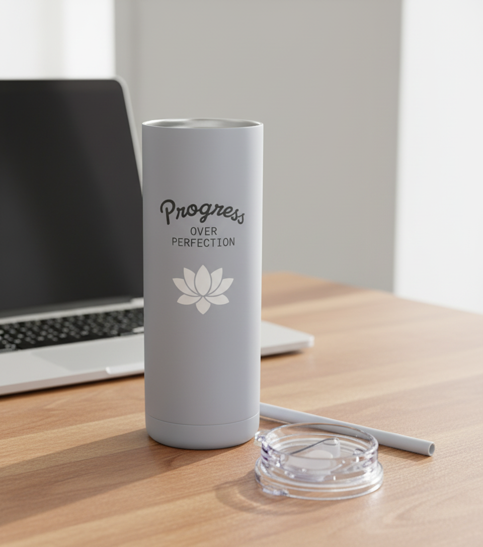 Grey Progress Tumbler Desk