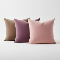 Blush & Mauve Pillow Set — 3-Piece Neutral Throw Pillow Bundle 26