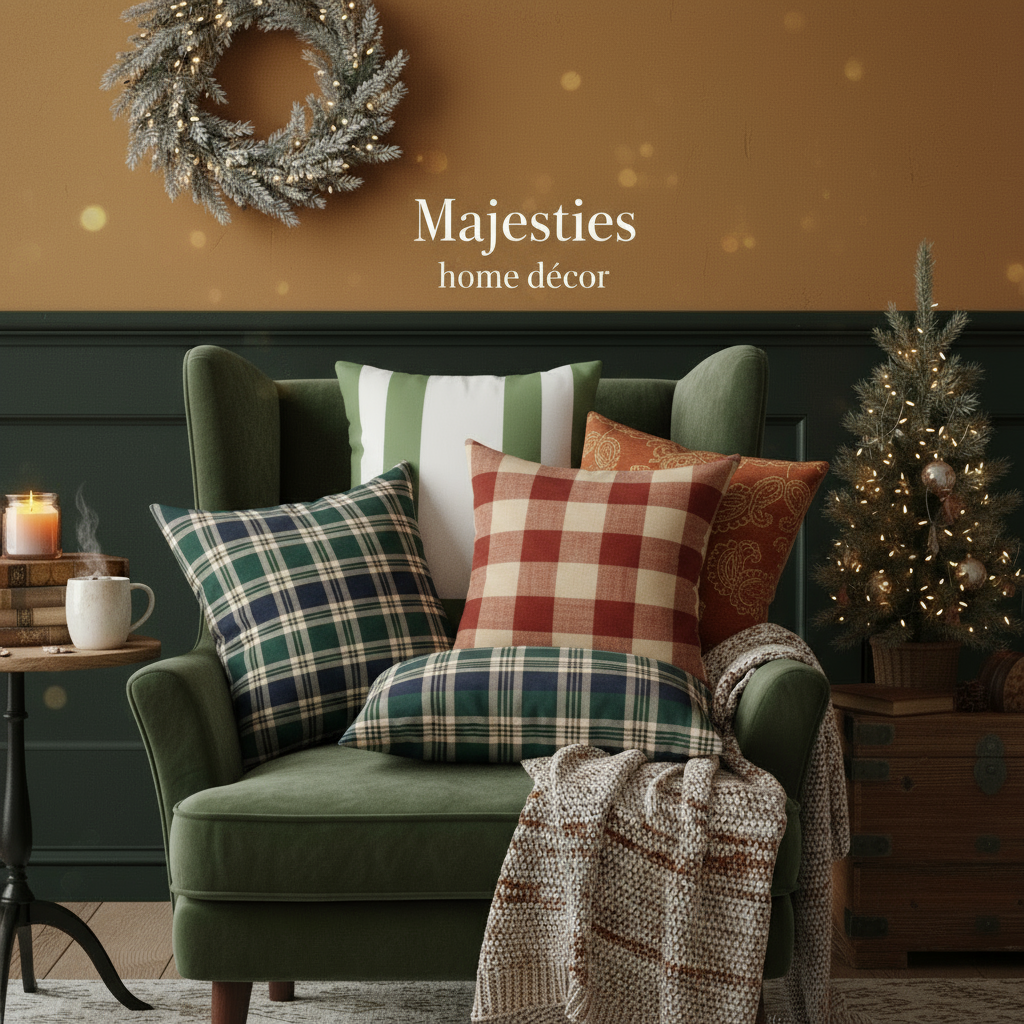 Majesties Christmas Hero Banner - With Recent Pillows