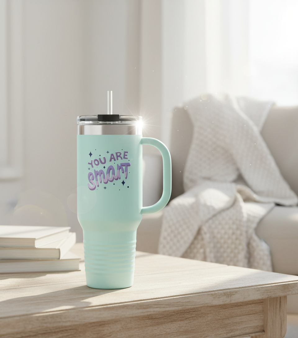 Mint You Are Smart Tumbler Coffee Table