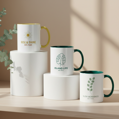 Morning Ritual Mug Collection - Set of 3 Ceramic Coffee Mugs