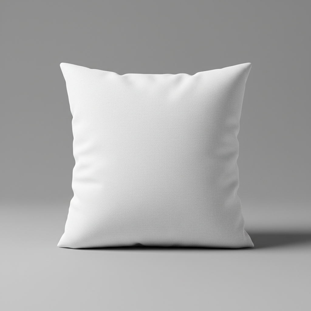 Pure white pillow main image
