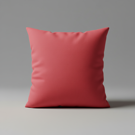 red throw pillow square decorative pillow for couch