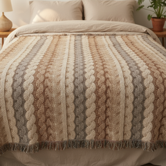 Woven Blanket - Cozy Living Room Decor & Perfect Housewarming Gift